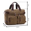 SB-Convertible Laptop Travel Backpack - Khakhi